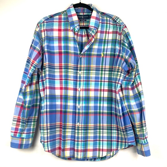 Ralph Lauren Other - Ralph Lauren Plaid Check Long Sleeve Button Down L